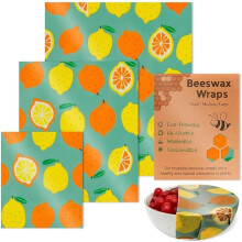 Beeswax Wraps Reusable Food Wraps 3 pcs S/M/L