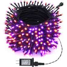Halloween String Lights Orange Purple 131ft 350 LED