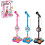 Kids' Karaoke Machine with Mic Stand, Lights, Echo, USB/AA 3