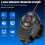 Clicker Wireless per Presentatori con Laser Rosso,  2.4G, Doppia Modalità,  per Dito per PowerPoint, Windows e 2