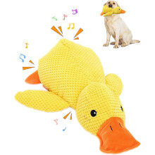 Beruhigendes Entenspielzeug für Hunde, Quakgeräusch, strapazierfähiges Plüsch, 1 Stück
