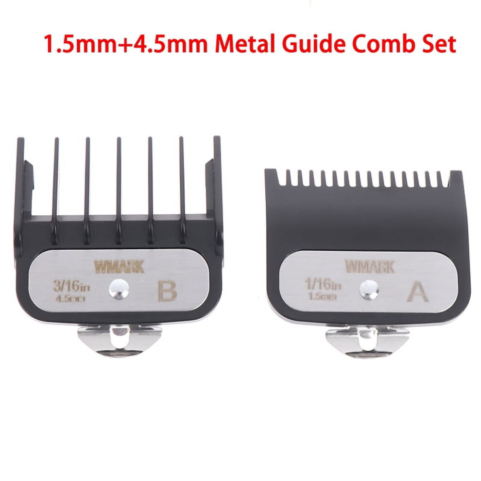 Black Hair Clipper Limit Comb 1.5mm + 4.5mm