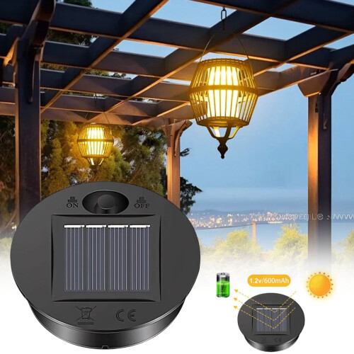 Solar Light Replacement 8.5cm Warm LED Waterproof 1