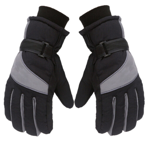 Waterproof Thermal Winter Gloves Gray