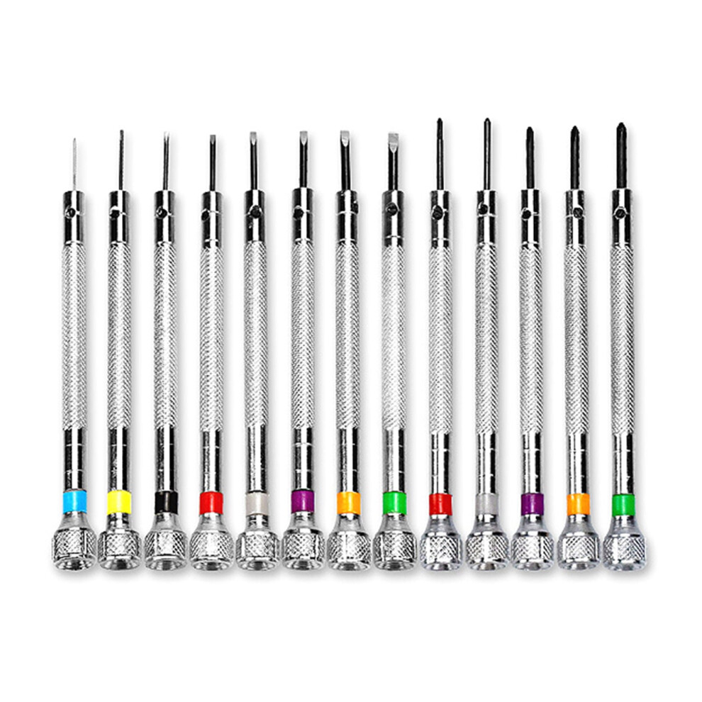 Watch Screwdriver Set Carbon Steel 13 Pcs 0.6-2.0Mm 937196860999