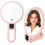 Espejo plegable de mano de doble cara 1X/5X rosa 1