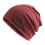Χειμερινό πλεκτό καπέλο Beanie Hat για άνδρες και γυναίκες κόκκινο 1