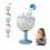 No-Spill Goblet Cup with Lid 2Pcs Blue 1