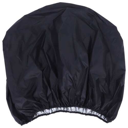 Heavy Duty Black Mower Cover with Elastic Band