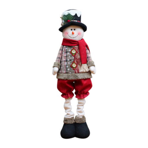 Weihnachtswichtel Plüschtier Schwedischer Tomte Schneemann 30 cm 1