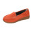 Women's canvas slip-on sneakers orange size 41 4