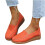 Women's canvas slip-on sneakers orange size 41 3