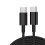Cabo de carregamento USB-C 60W 1m com duas pontas macho 5