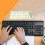 Feuille d'autocollants pour clavier, utilisable en faible luminosité 2