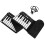 Foldable Piano 49 Keys Portable Digital Keyboard 8