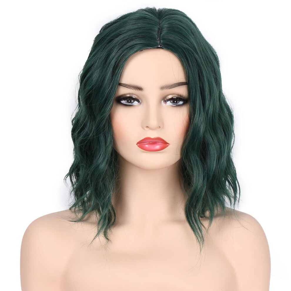 Human Hair Wig for Women Black Curly Lace Front 1 Piece