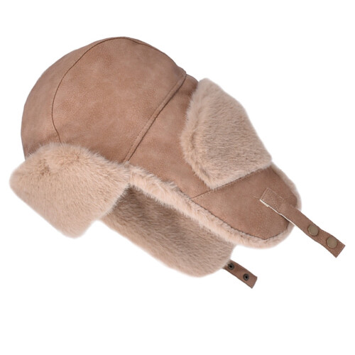 Women's Trapper Hat with Ear Flaps Fleece-Lined Winter Warm
