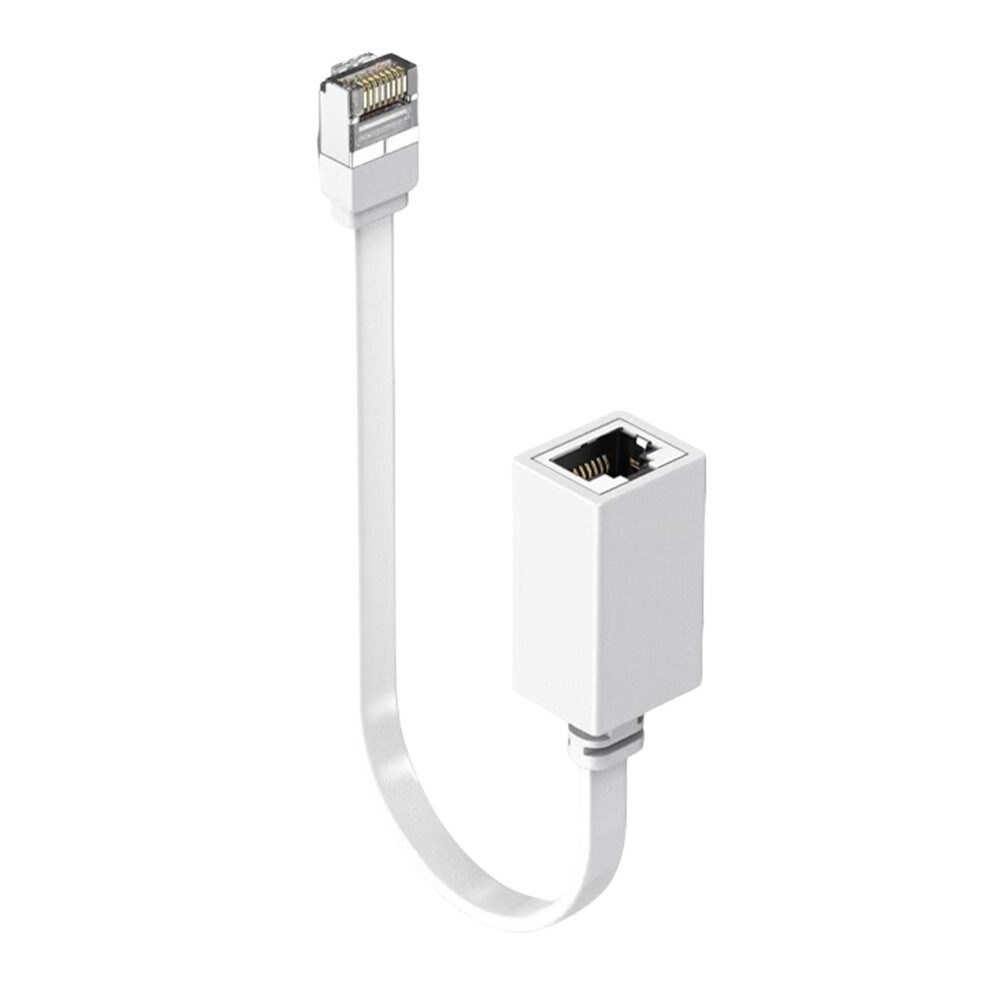 Cat7 Ethernet Extension Cable Rj45 Male To Female Shielded Gold 9065194845944