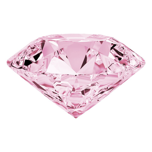 Glas-Briefbeschwerer in Diamantform, klar oder farbig, 50 mm