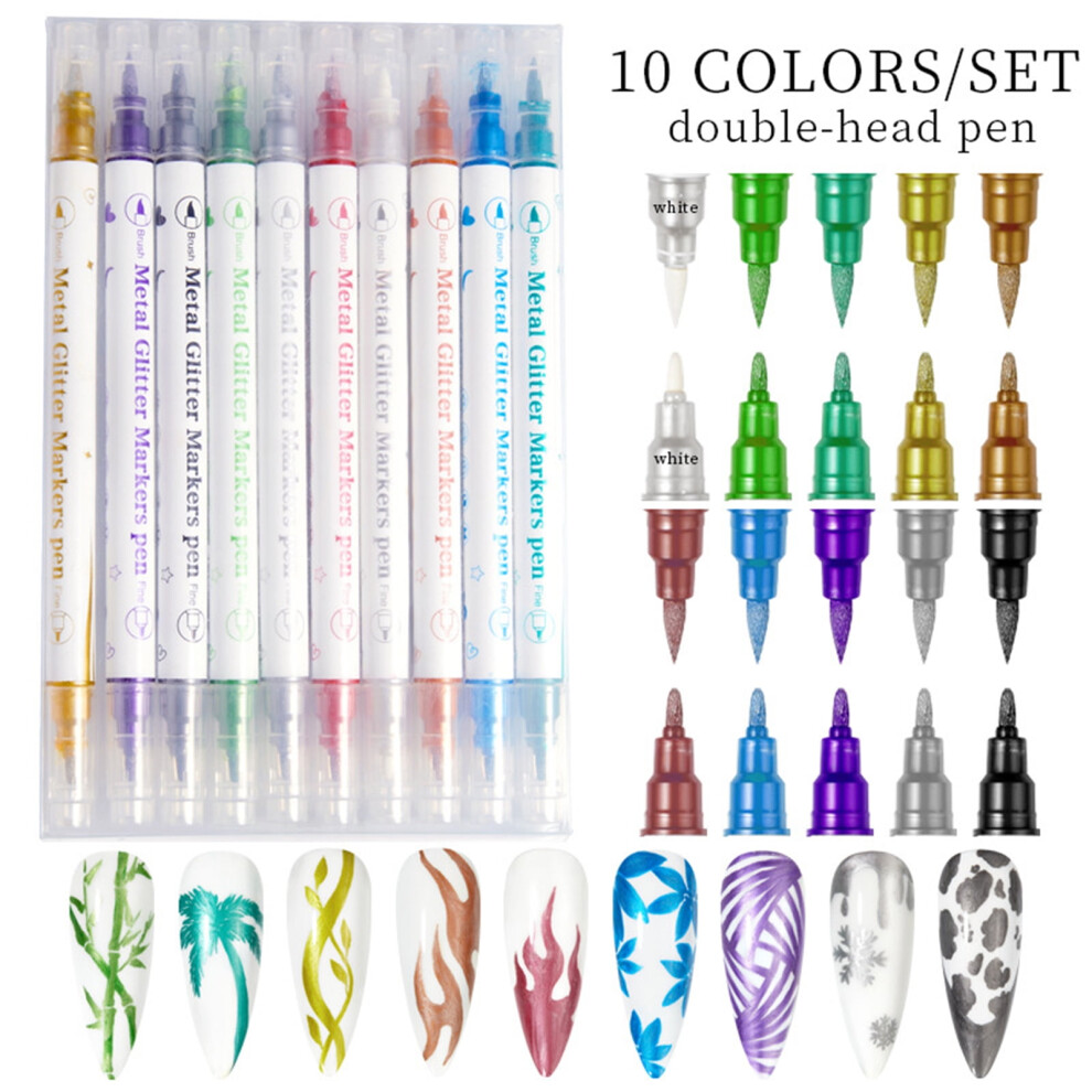 Magiart Nail Art Markers 0.5mm Fine Tip 12-Color Set