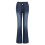Damejeans med brede ben og stretch, højtaljede 4