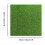 Artificial Grass Mats 12x12 Inch 6-Pack with Drainage 2