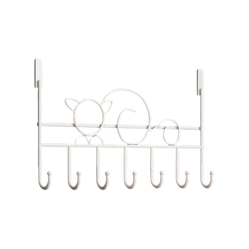 Over-The-Door Hooks For Clothes, No-Drill Coat Hanger 962029817772