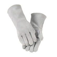 Leren lashandschoenen, vlamvertragend, ademend, maat L