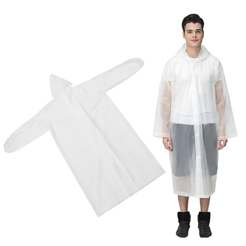 Imperméable adulte à capuche, résistant et indéchirable, taille unique