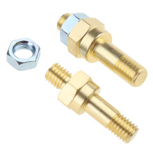 Sárgaréz oldalsó oszlop csatlakozó adapter csapok 2 db