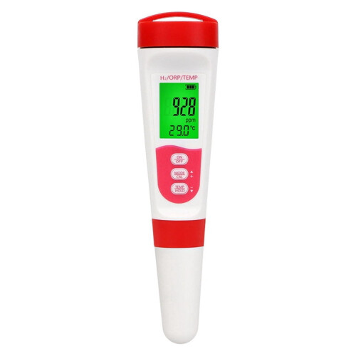 Tester vodíku ve vodě H2TEMP ORP metr 0-2400ppb