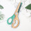 Macaron Color Toddler Safety Scissors Plastic Blunt Tip 4