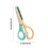 Macaron Color Toddler Safety Scissors Plastic Blunt Tip 2