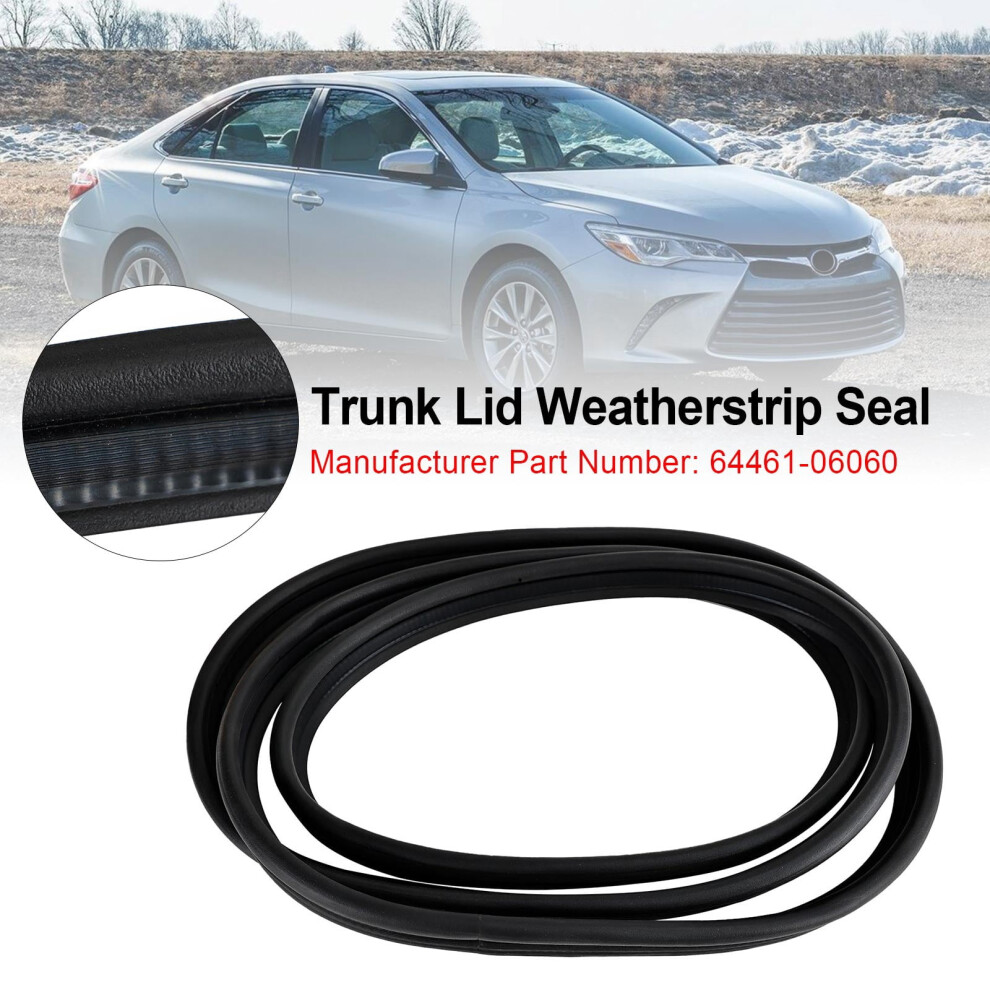 Toyota Camry Rear Trunk Lid Rubber Weatherstrip 64461-06060 962029815952