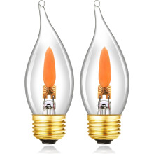 Ampoule Ă effet flamme vacillante E26 1W 100LM (lot de 2)