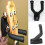 Supporto da parete nero per chitarra, basso e ukulele. 3