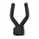 Supporto da parete nero per chitarra, basso e ukulele. 7