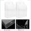 Acryl-Eiswürfelbereiter-Löffel-Spatelhalter, 2er-Pack, 5,3 x 3,7 x 6