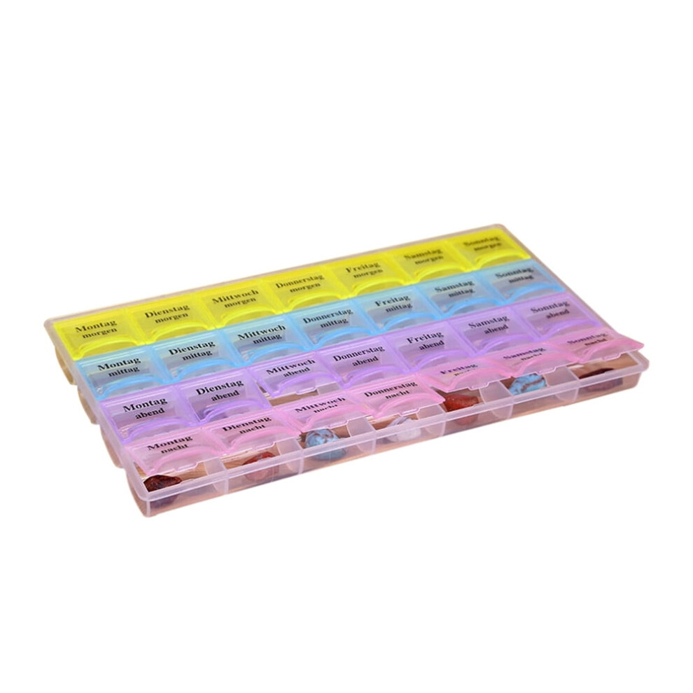 Pill Organizer Monthly 28-Day Medicine Box