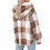 Dame vinterjakke med hette, langermet pullover 3