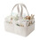 Corduroy baby nappy caddy with handle 1 piece 1