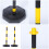 Safety Cones Warning Column 2 pcs 4