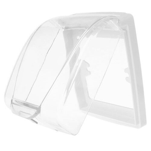 Capac de priză transparent impermeabil cu design cu bule blocabile 1