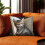 Housse de coussin décorative motif chat en coton 45 x 45 cm 6