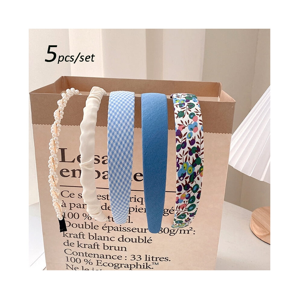 Women's Cloth Headbands Set 5 pcs