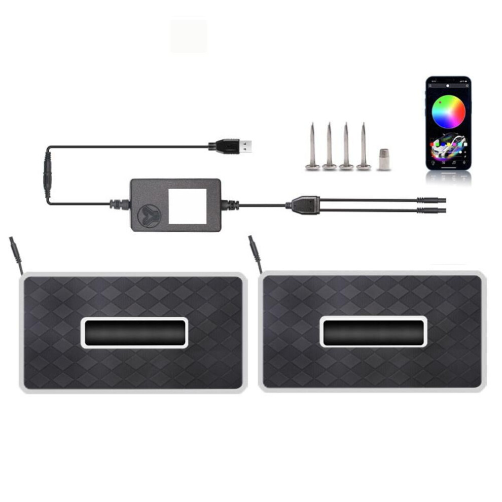 Car Footwell Ambient Kit Rgb Music Sync Waterproof Light 900223187963
