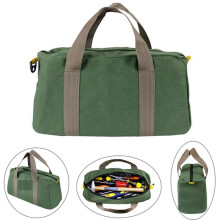 Sac à outils à large ouverture en toile, 12, 14 et 16 pouces, grande capacité