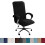 Housse de chaise de bureau en velours noir 2 pièces 2