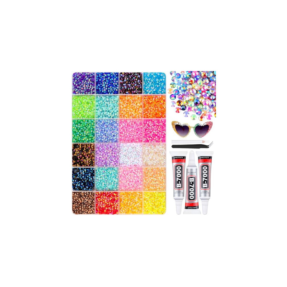 Resin Rhinestones 3mm Mixed Color 32000 pcs
