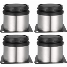 Adjustable Cabinet Feet Brushed Stainless Steel 50mm
